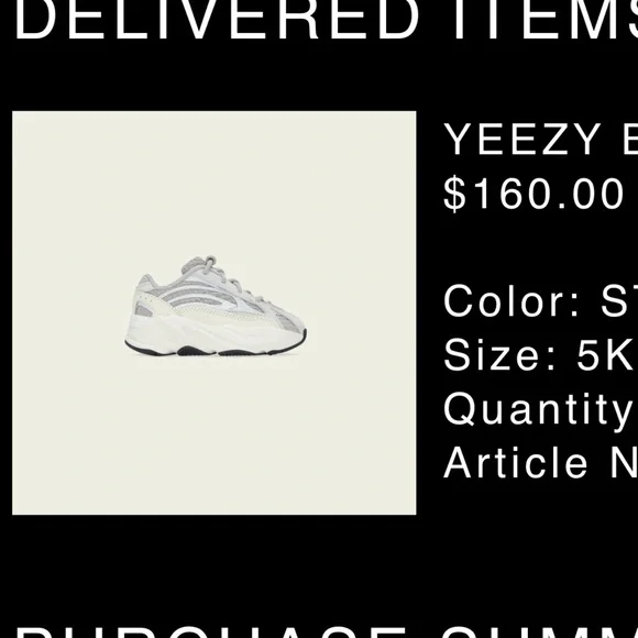 Yeezy Boost 700 V2 Infant Sneakers